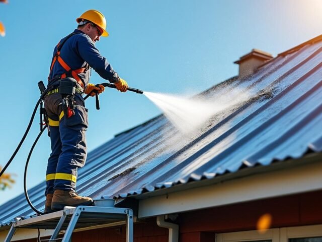 Nettoyage toiture bac acier ou tôle : mode d’emploi