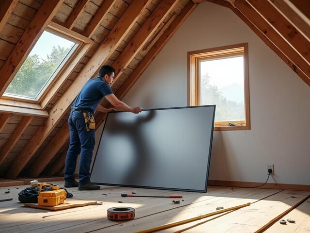 Pose d’un écran sous toiture : utilité et coût