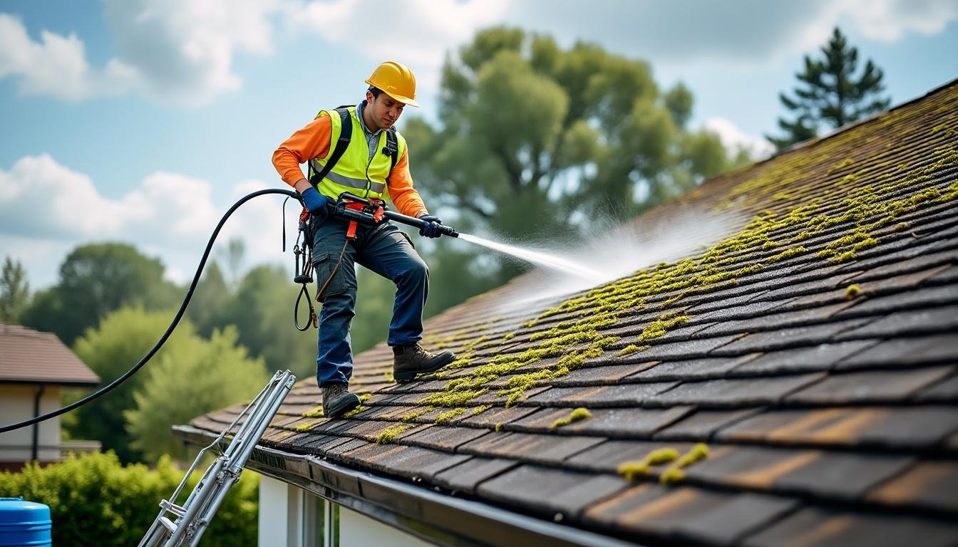 découvrez l'importance du démoussage de votre toiture : améliorer l'esthétique, prolonger la durée de vie des matériaux, prévenir les infiltrations d'eau et assurer une meilleure isolation. apprenez pourquoi cet entretien est essentiel pour préserver la santé de votre maison.