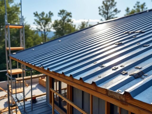 Toiture bac acier : usage, prix, pose