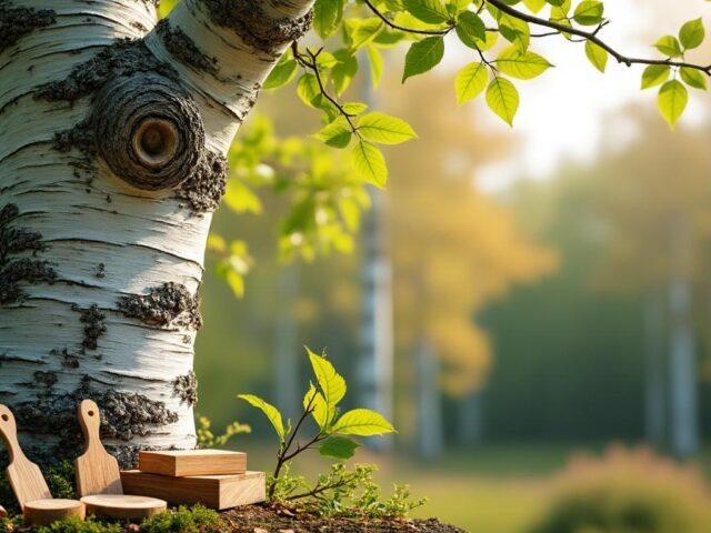 Bouleau verruqueux : caractéristiques principales et applications pratiques