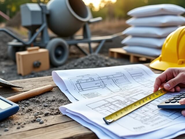 Comment calculer la quantité de béton nécessaire pour vos travaux